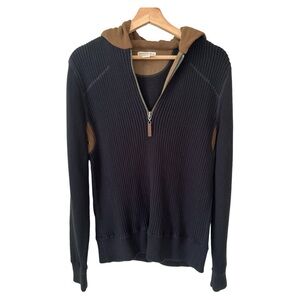 Carbon 2 Cobalt Hooded Sweater Men's Small Pullover Black 1/…